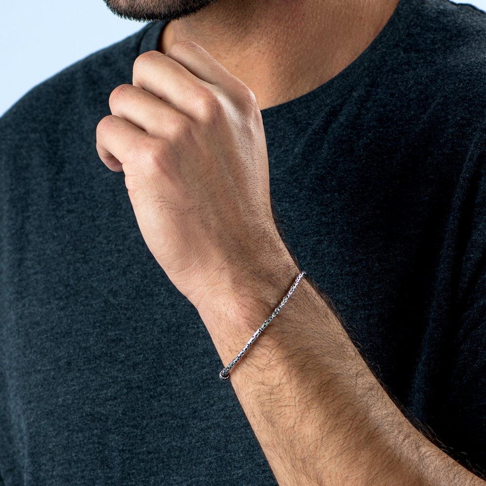 PULSEIRA PRATA BALI FECHO DE GANCHO Prata 2