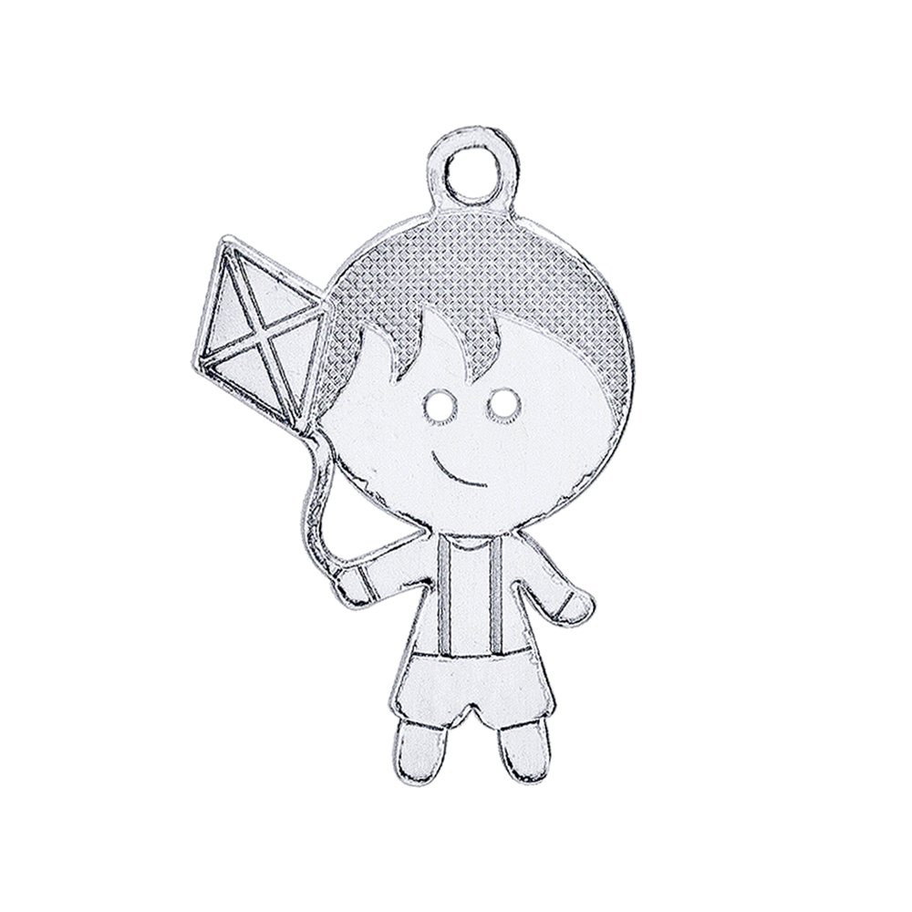 Pingente Prata Menino Pipa Prata 1