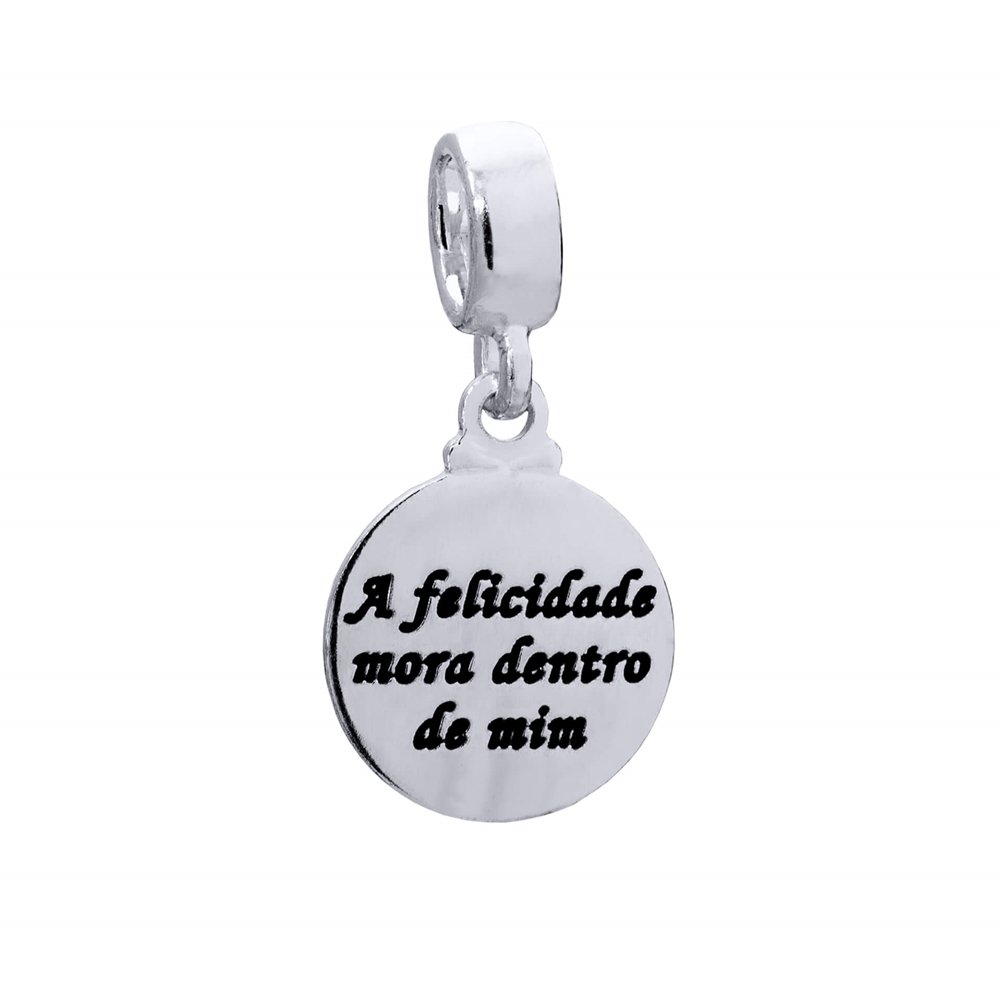 BERLOQUE PRATA ART COLECTION A FELICIDADE MORA DENTRO DE MIM Prata 1