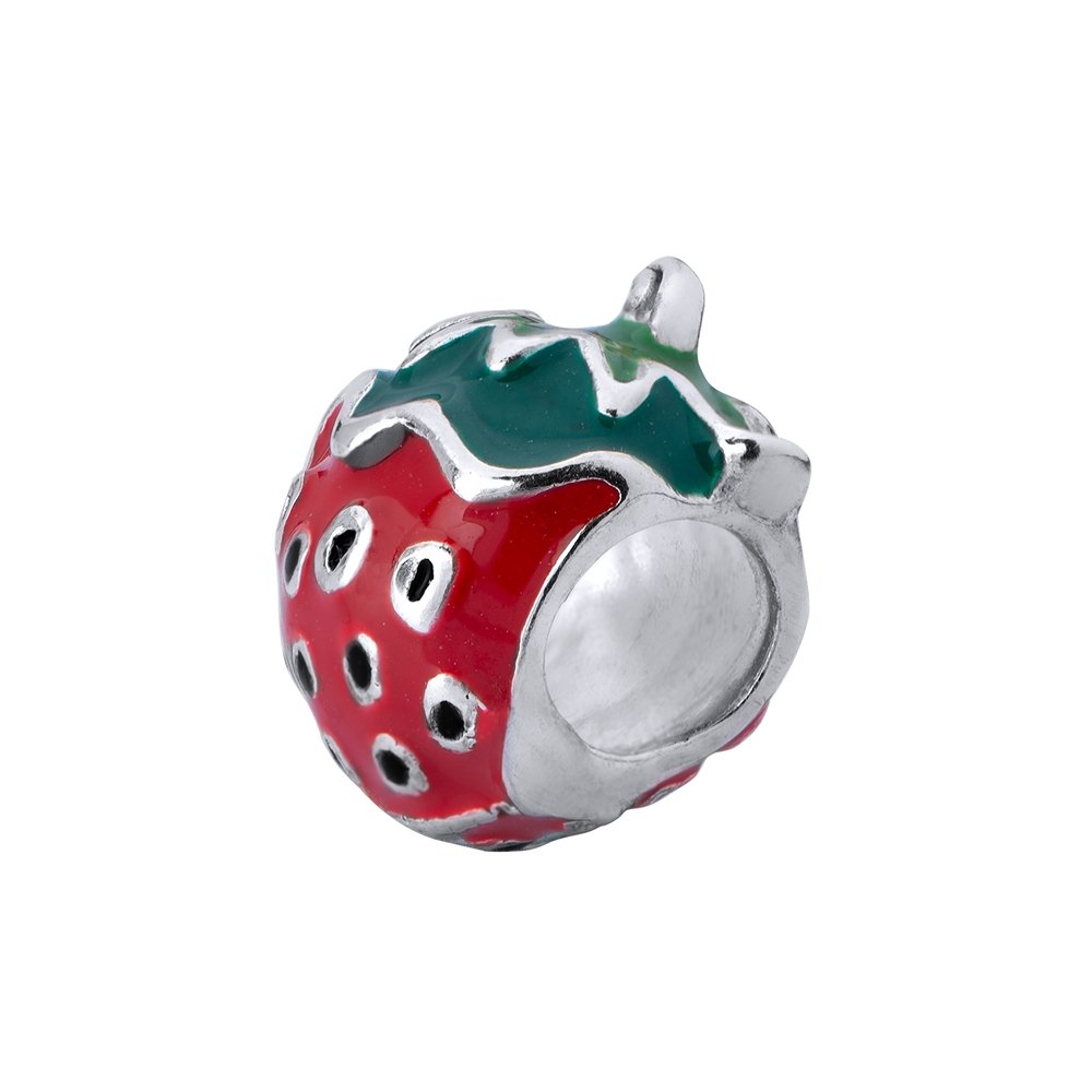 Berloque Prata Art Collection Morango Prata 2