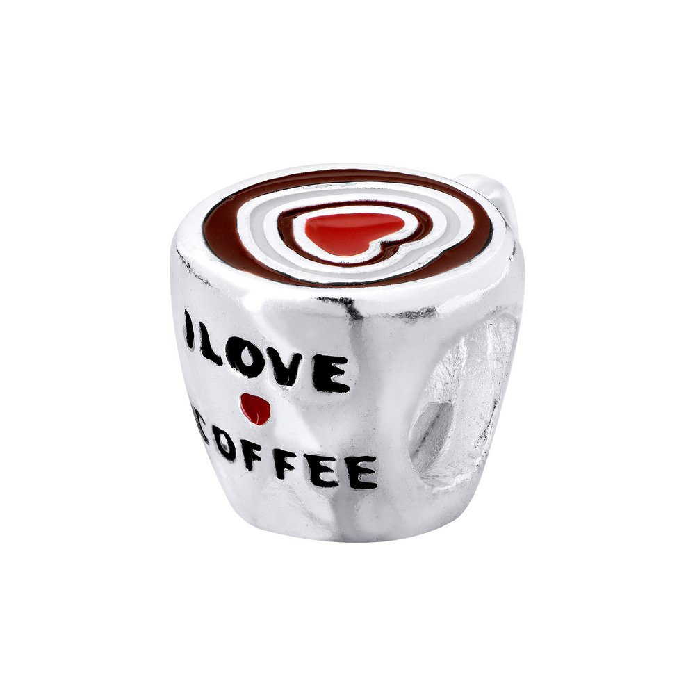 Berloque Prata Art Collection I Love Coffee