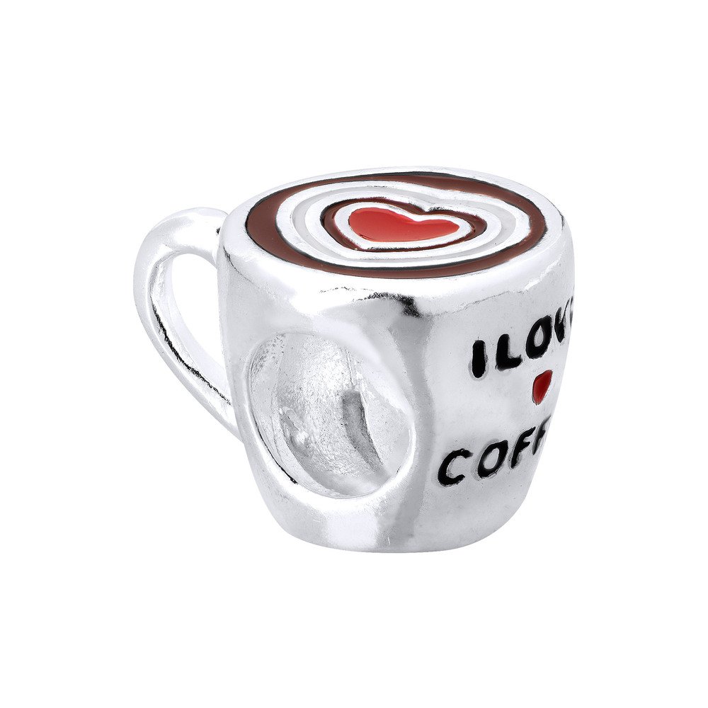 Berloque Prata Art Collection I Love Coffee Prata 2
