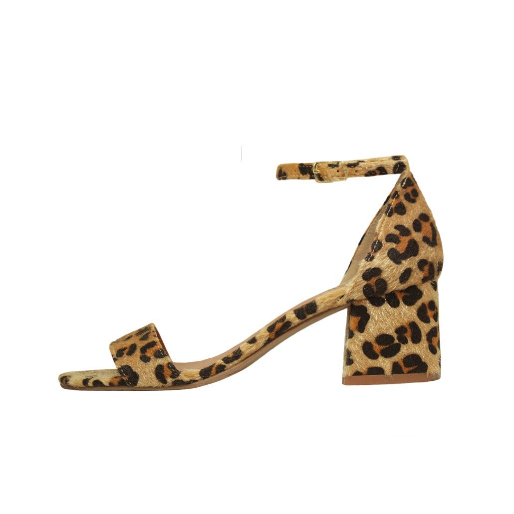 Sandália Salto Baixo Grosso Luiza Sobreira Onça Mod. 517 Multicores 2