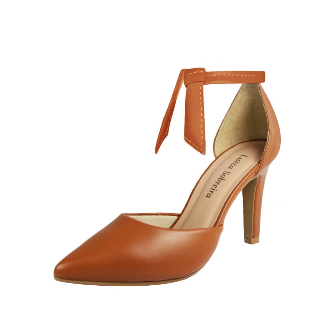 Scarpin Troca Tira Salto Alto Fino Luiza Sobreira Caramelo Mod. 1061-2 Marrom 3