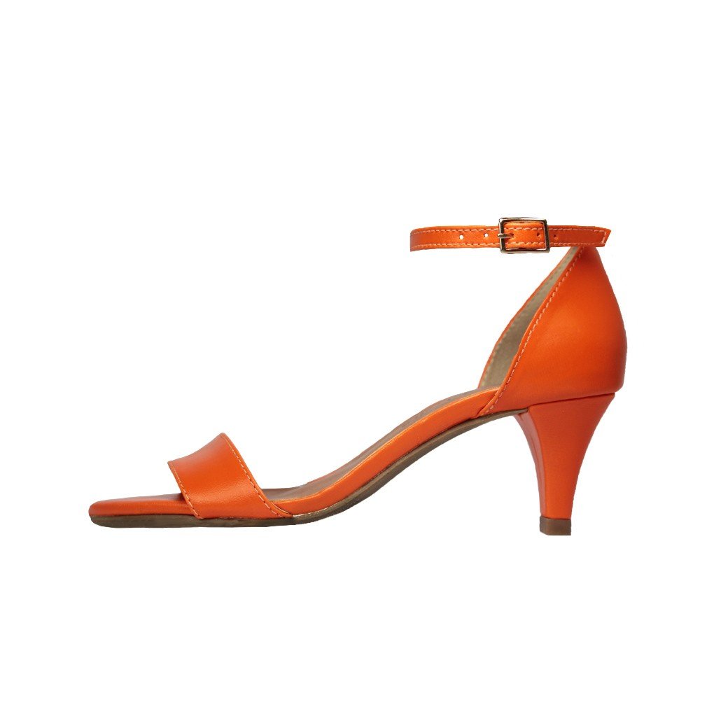 Sandália Troca Tira Salto Baixo Fino Luiza Sobreira Laranja Mod. 2017-2 Laranja 4