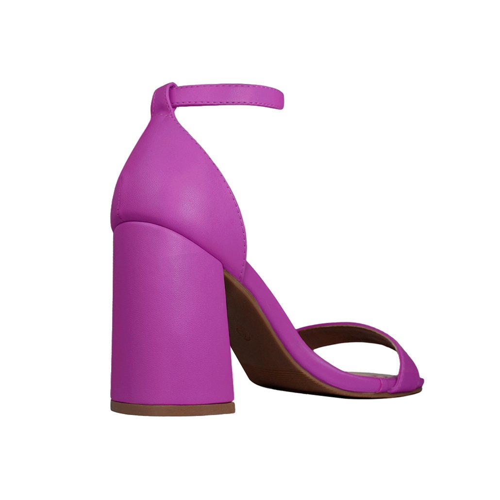 Sandália Salto Alto Grosso Luiza Sobreira Roxa Mod. 2163 Roxo 3