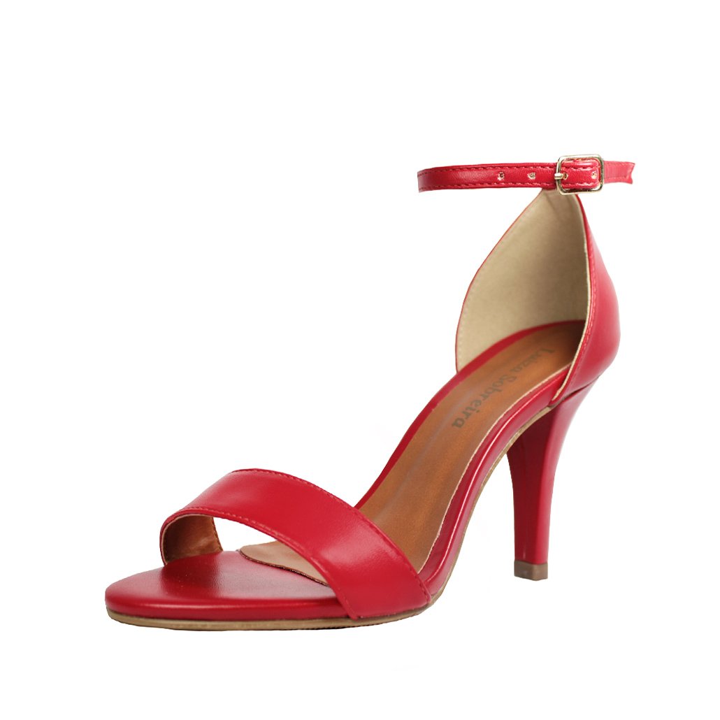 Sandália Salto Alto Fino Luiza Sobreira Vermelho Mod. 2069 Vermelho 1