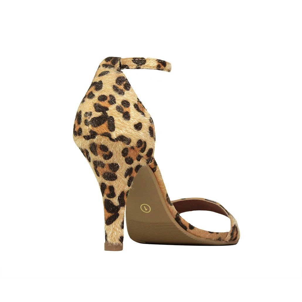 Sandália Salto Alto Fino Luiza Sobreira Onça Mod. 525 Multicores 3