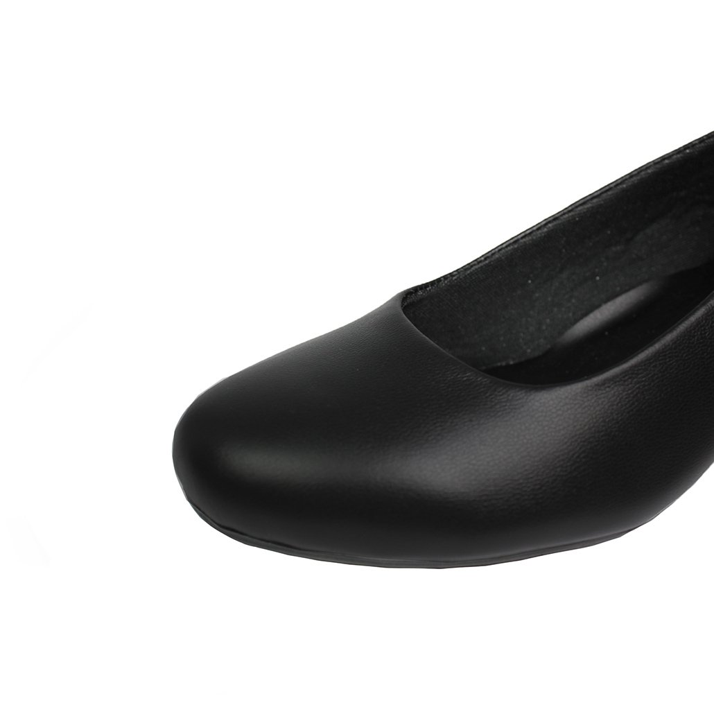 Scarpin Boneca Salto Baixo Grosso Luiza Sobreira Preto Mod. 2076 Preto 4