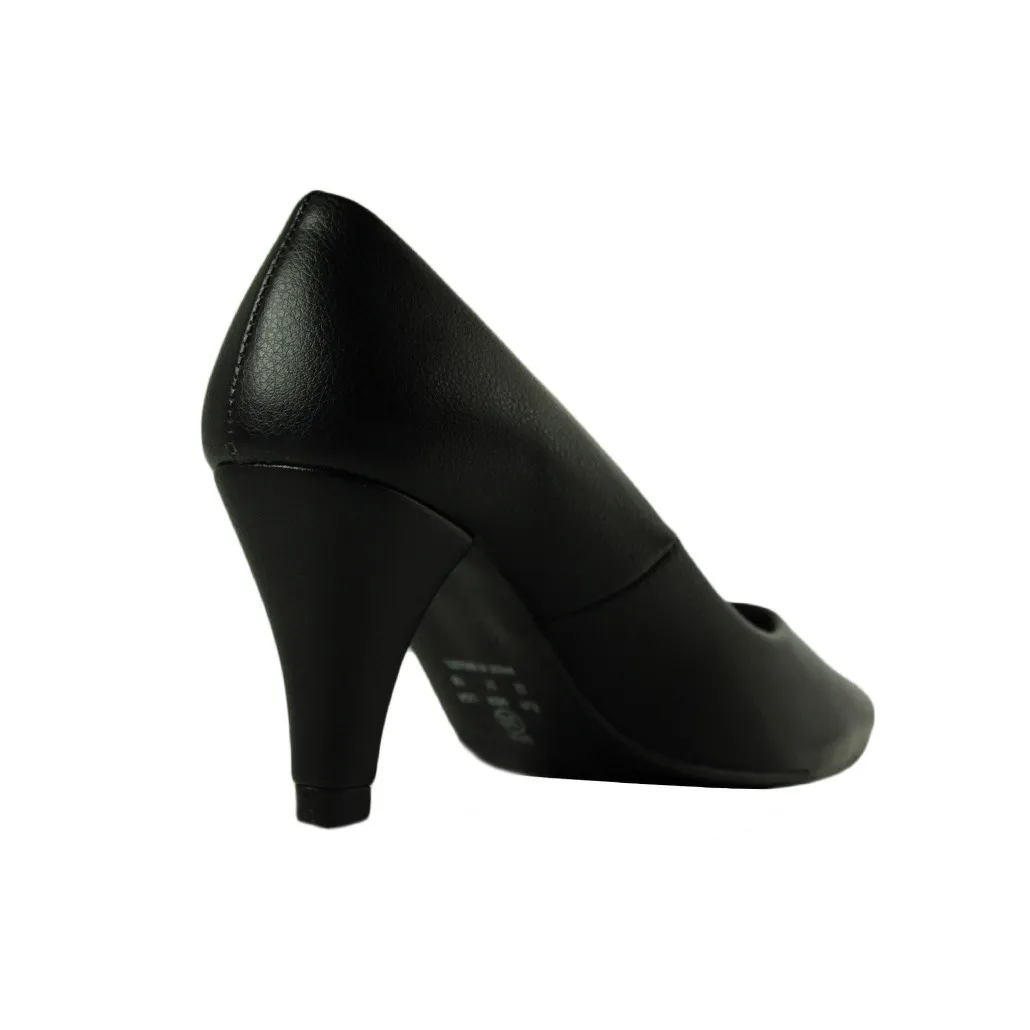 Scarpin Salto Baixo Fino Luiza Sobreira Preto Mod. 2224 Preto 3