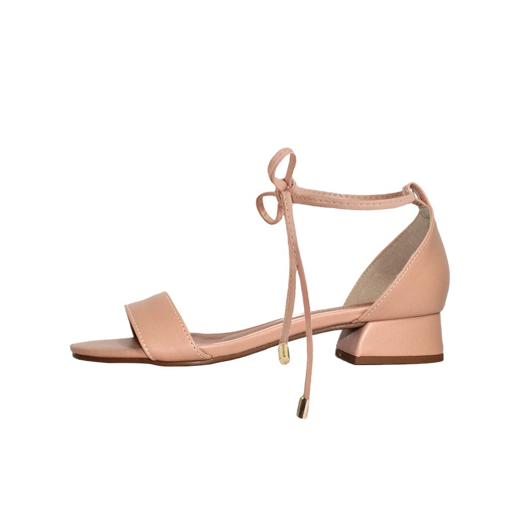 Sandália Troca Tira Salto Baixo Grosso 3cm Luiza Sobreira Nude Mod. 2140-2 Bege 6