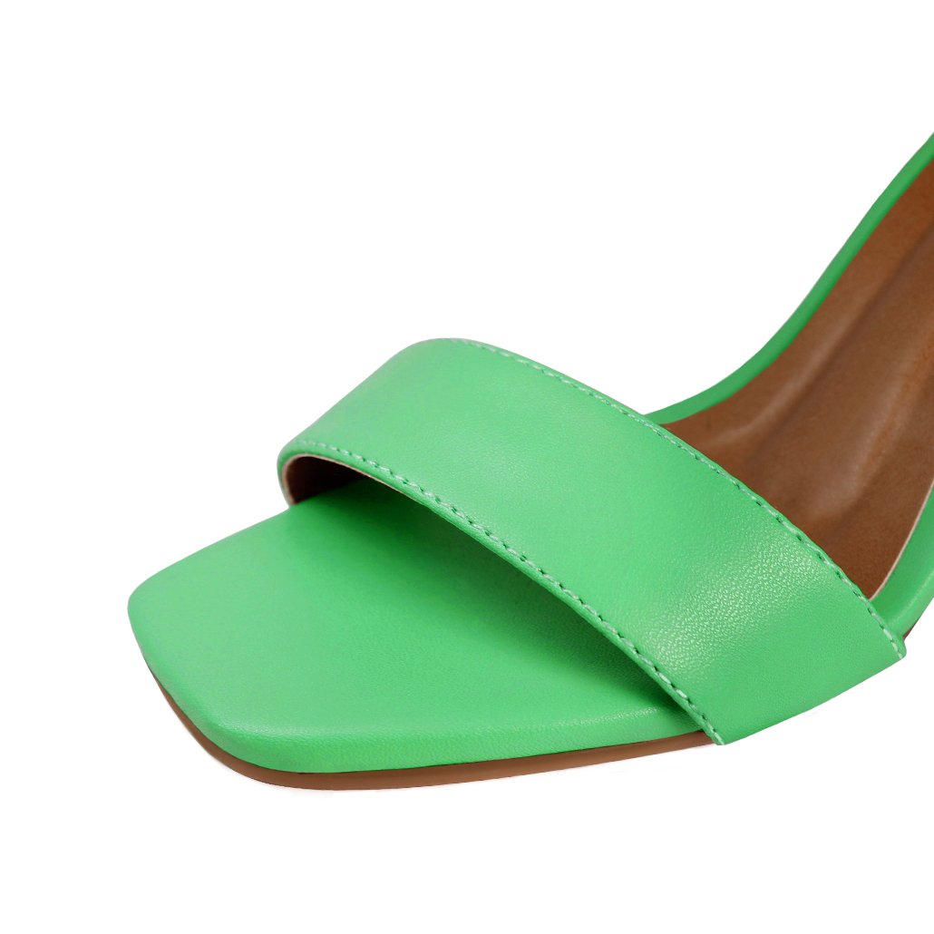 Sandália Salto Alto Grosso Luiza Sobreira Verde Mod. 2167 Verde 4