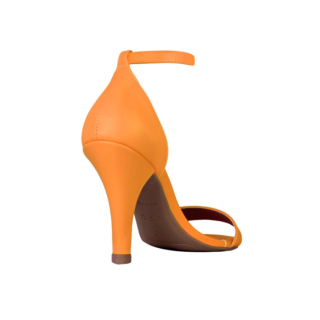 Sandália Salto Alto Fino Luiza Sobreira Laranja Mod. 2135 Laranja 3
