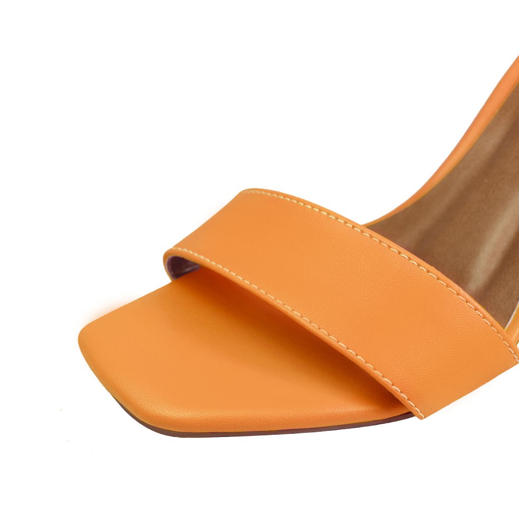 Sandália Salto Alto Fino Luiza Sobreira Laranja Mod. 2135 Laranja 4