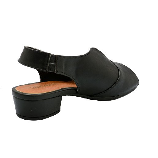 Sandália Salto Baixo Grosso 3cm Luiza Sobreira Preta Mod. 2151 Preto 3