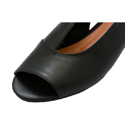 Sandália Salto Baixo Grosso 3cm Luiza Sobreira Preta Mod. 2151 Preto 4