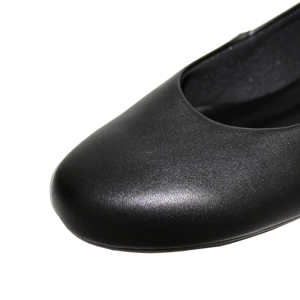 Scarpin Boneca Salto Baixo Grosso 3cm Luiza Sobreira Preto Mod. 2147 Preto 4