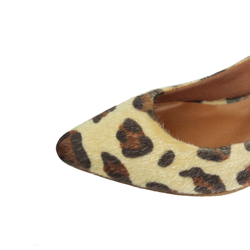 Scarpin Salto Baixo Grosso Luiza Sobreira Onça Mod. 3001 Multicores 4