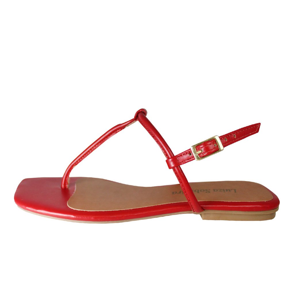Rasteira Luiza Sobreira Vermelha Mod. 2102 Vermelho 2