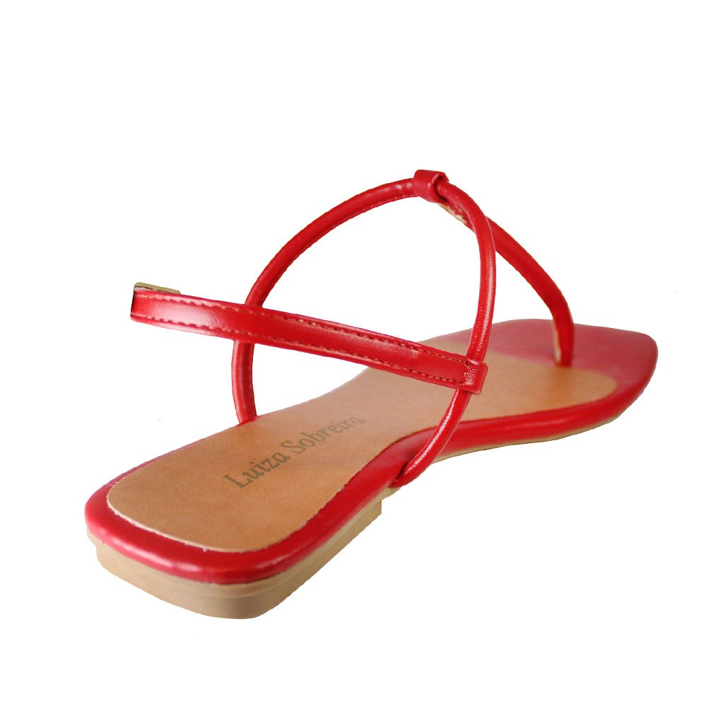 Rasteira Luiza Sobreira Vermelha Mod. 2102 Vermelho 3