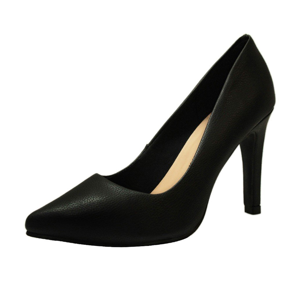 Scarpin Salto Alto Fino Luiza Sobreira Preto Mod. 741 Preto 1