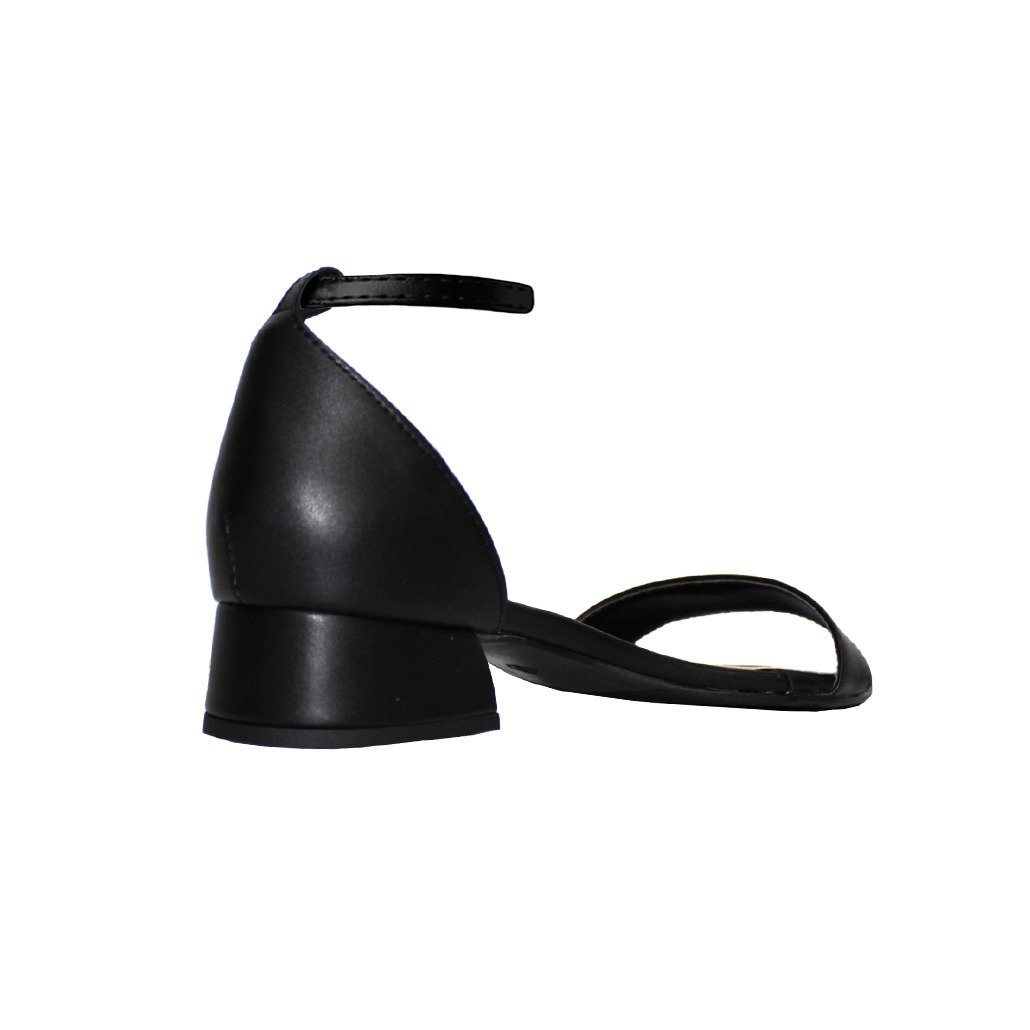 Sandália Salto Baixo Grosso 3cm Luiza Sobreira Preta Mod. 2143 Preto 3