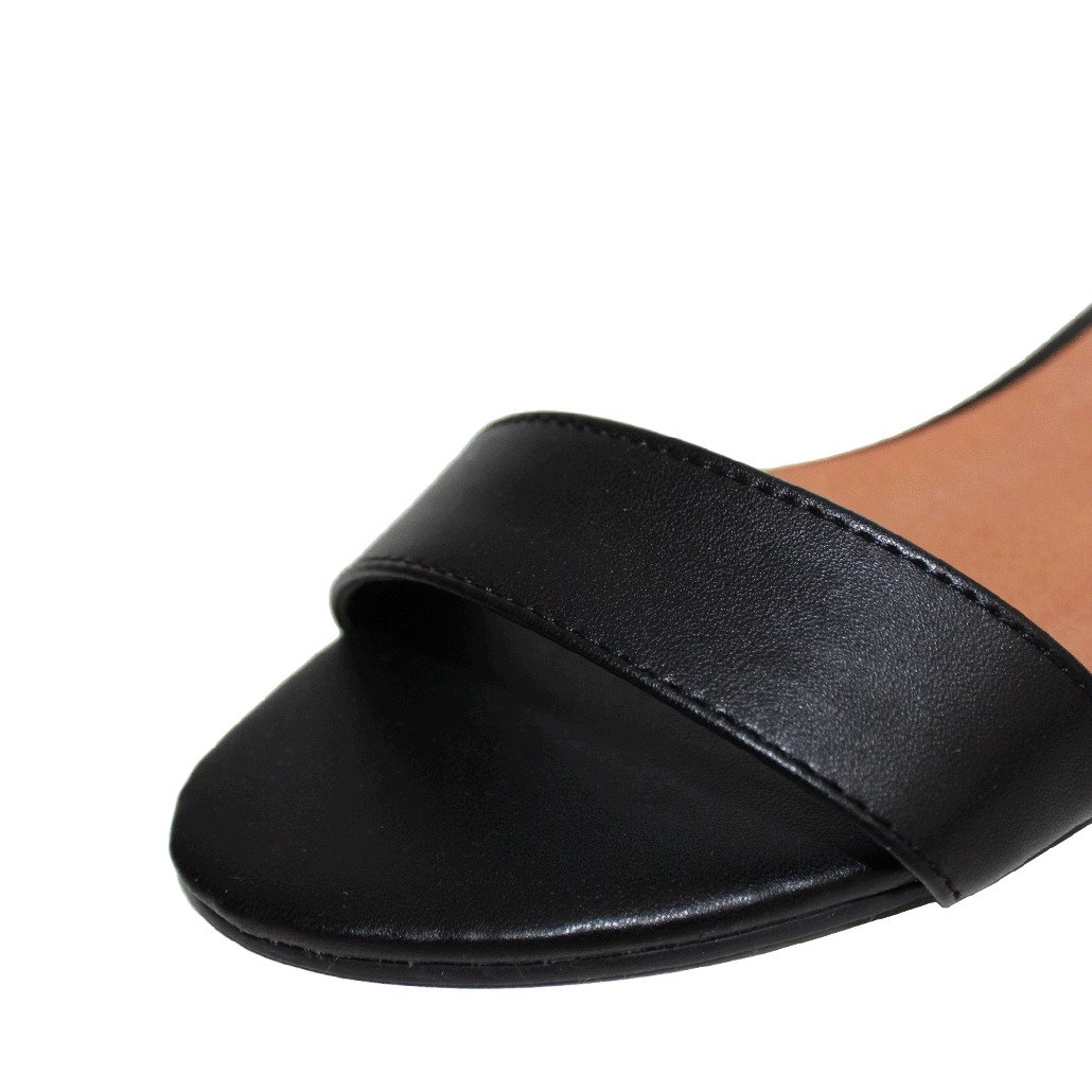 Sandália Salto Baixo Grosso 3cm Luiza Sobreira Preta Mod. 2143 Preto 4