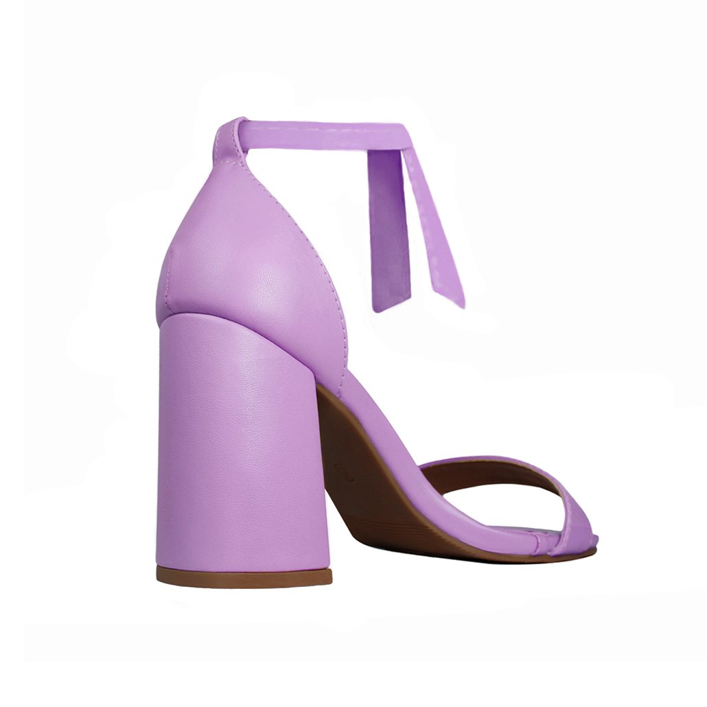 Sandália Troca Tira Salto Alto Grosso Luiza Sobreira Lilás Mod. 2127-2 Roxo 6