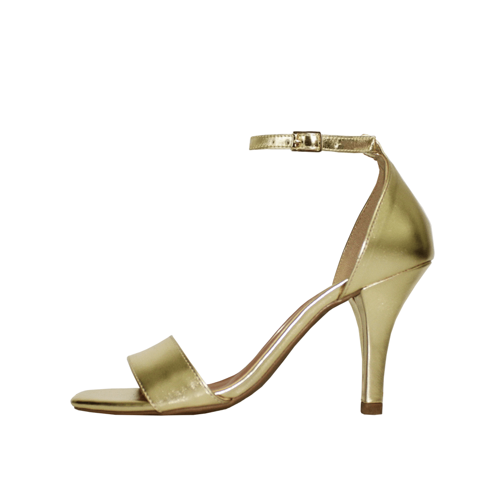 Sandália Troca Tira Salto Alto Fino Luiza Sobreira Dourada Mod. 2134-2 Dourado 4