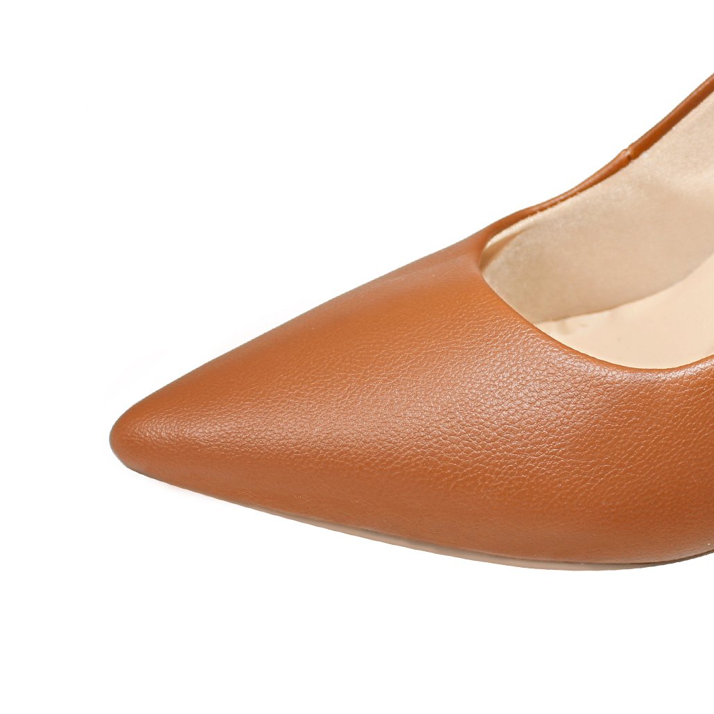 Scarpin Salto Alto Fino 10 cm Luiza Sobreira Caramelo Mod. 2260 Marrom 4