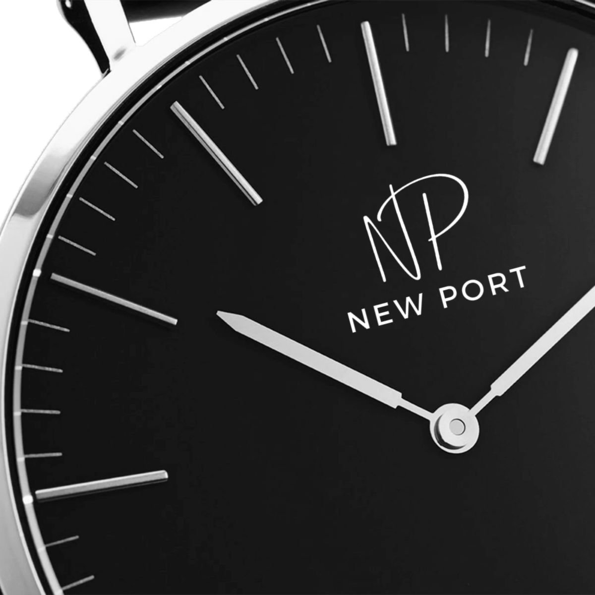 Relogio de Pulso Masculino Analogico Pulseira Preto 40mm Preto 6