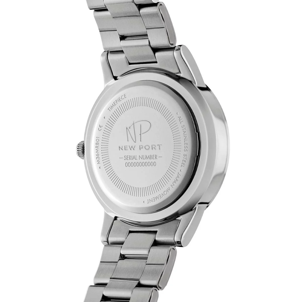 Relogio Masculino Casual Elegante Classico Analogico New Port Prata 7