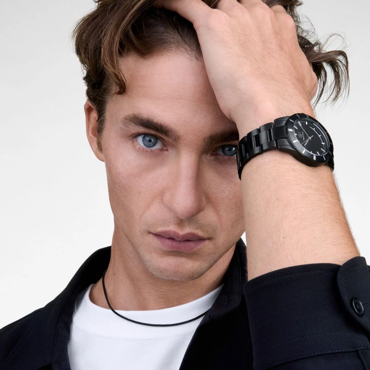 Relogio Masculino Preto Casual Analogico Elegante New Port Preto 2