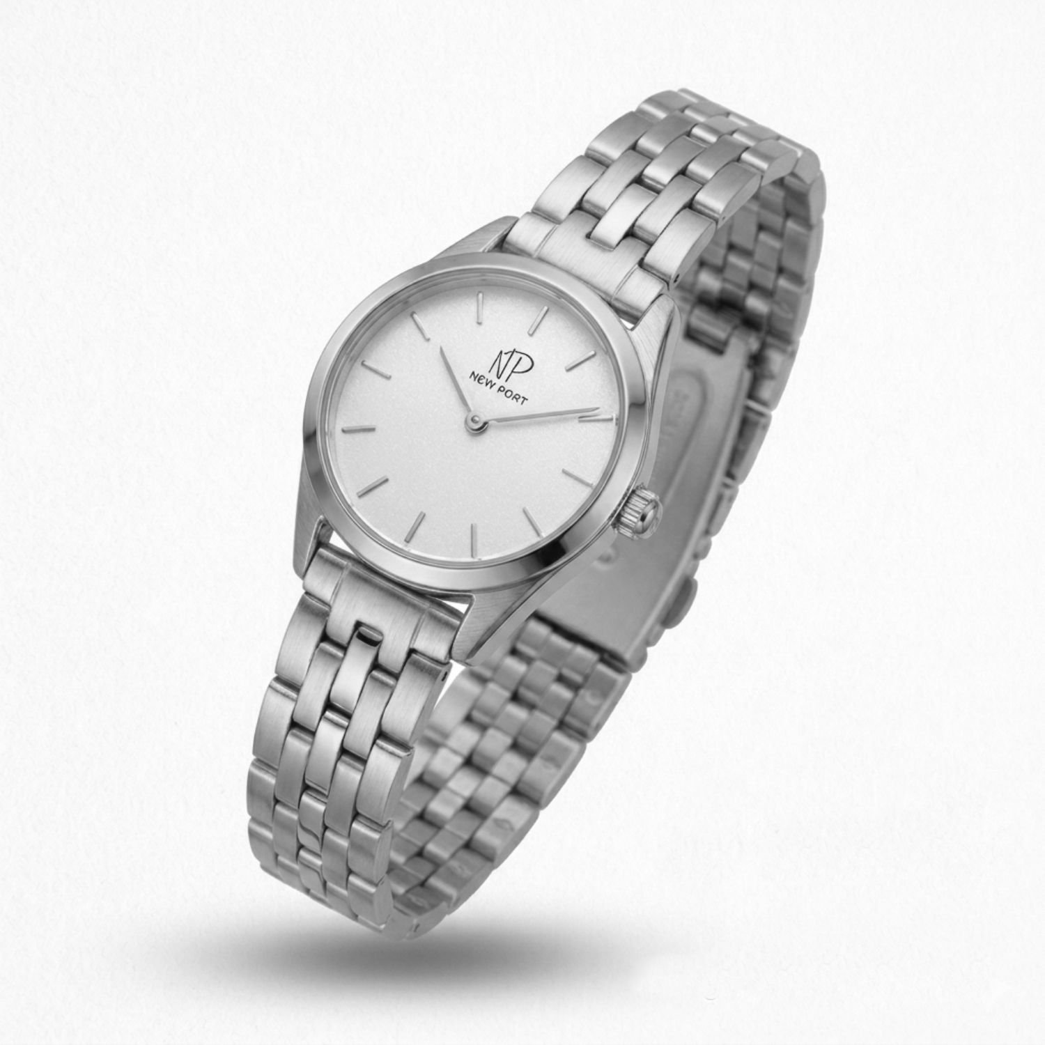 Relogio Masculino Elegante 24mm de Elos Classico Casual Prata