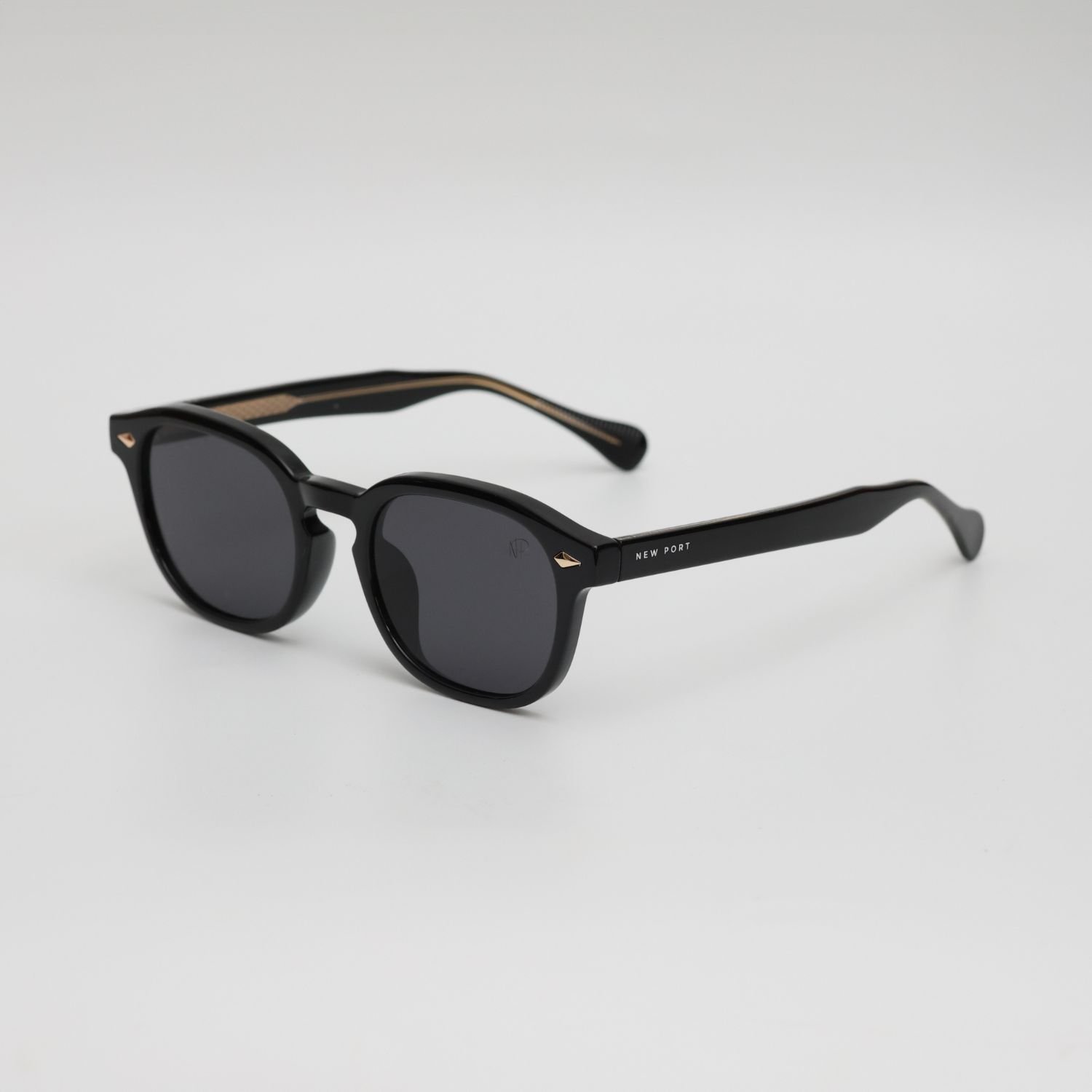 Oculos de Sol Quadrado Feminino Polarizado Potecao Uv400 Preto 5