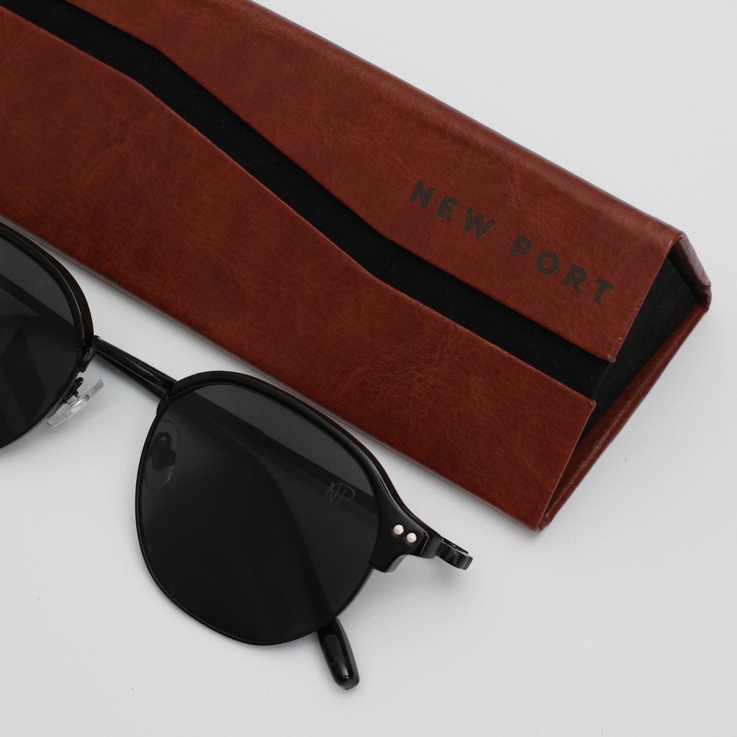 Oculos de Sol Redondo Masculino Polarizado Potecao Uv400 Preto 6