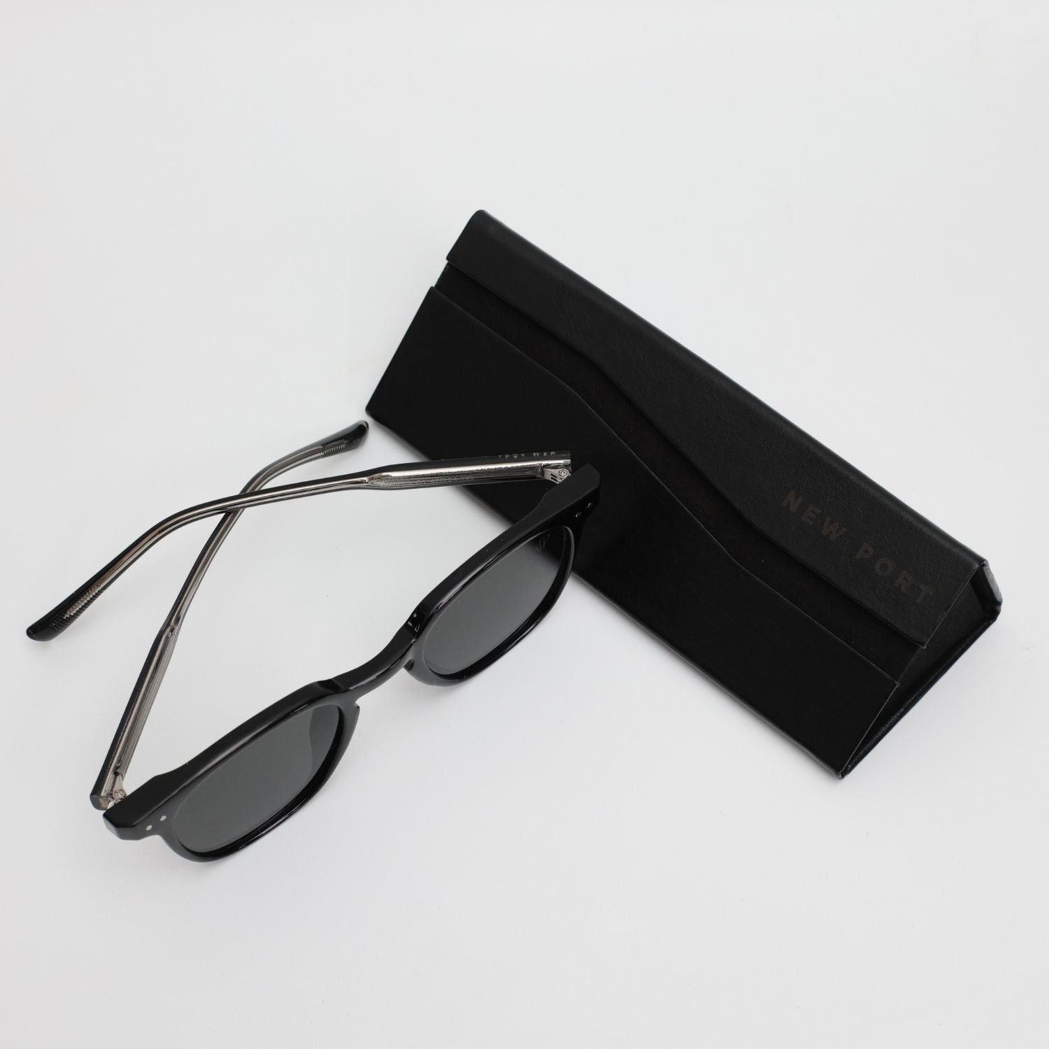Oculos de Sol Quadrado Masculino Polarizado Potecao Uv400 Preto 6