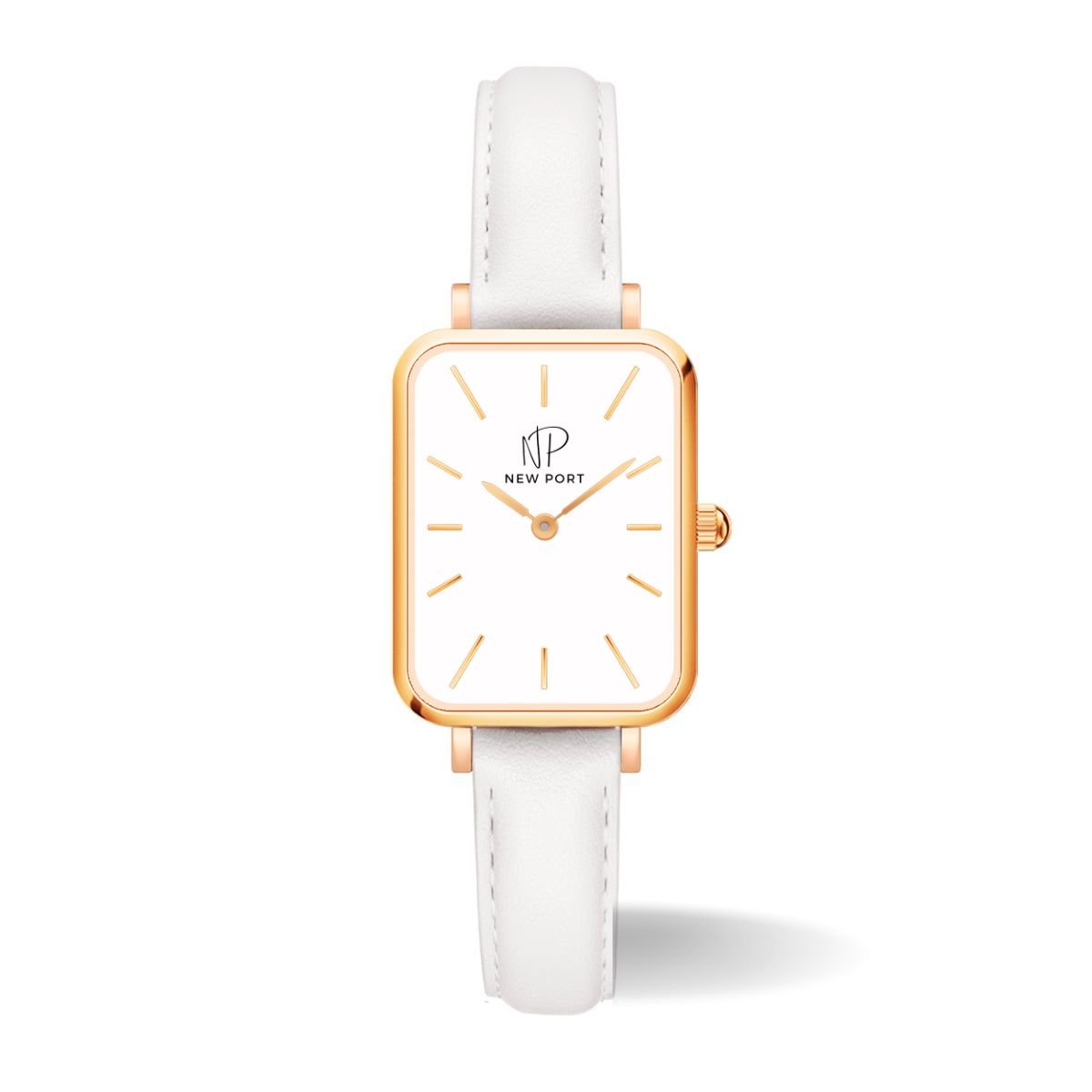 Relogio Feminino Quadrado Delicado Elegante Analogico New Port