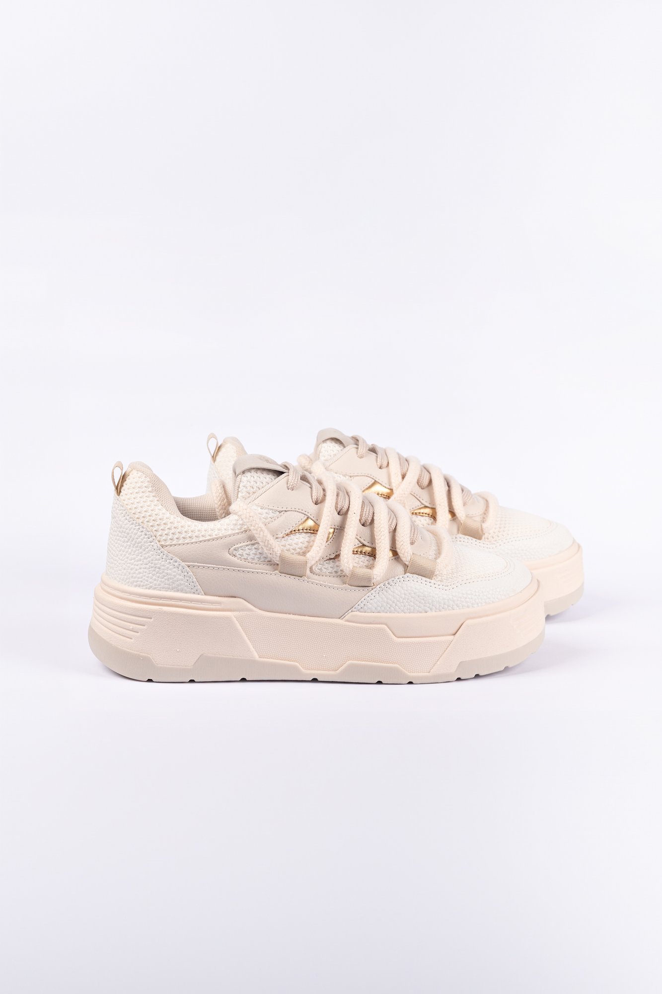 Tênis Flatform Louise Bege 2