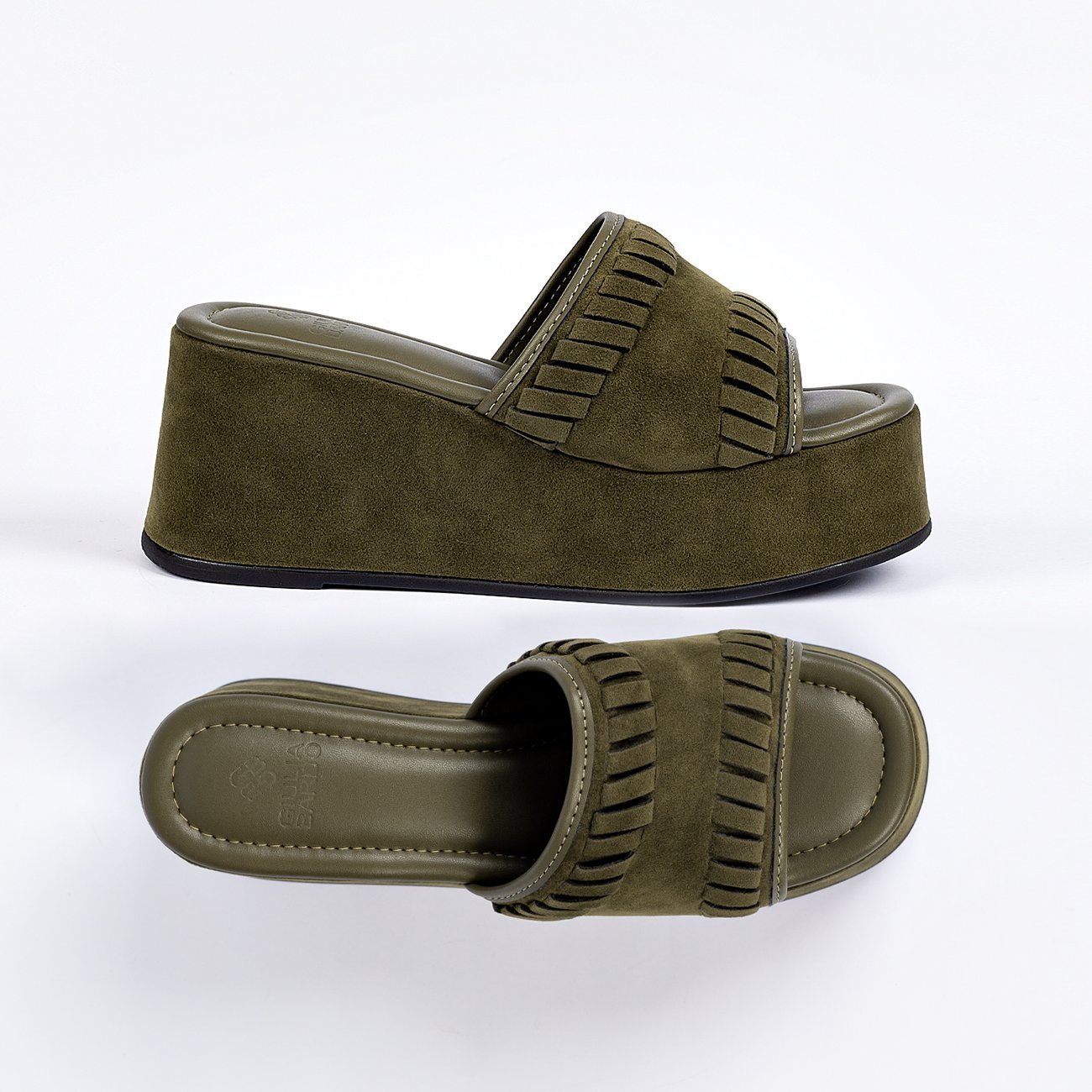 Tamanco Plataforma Liz Verde 6