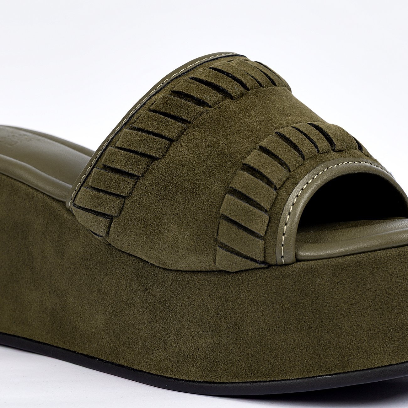 Tamanco Plataforma Liz Verde 7