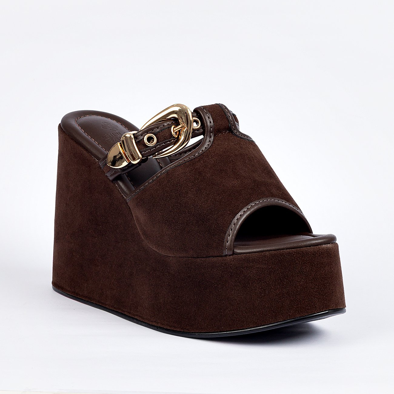 Tamanco Plataforma Sol Marrom 3