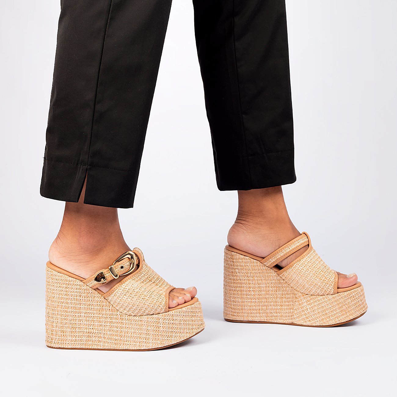 Tamanco Plataforma Sol Laranja 2