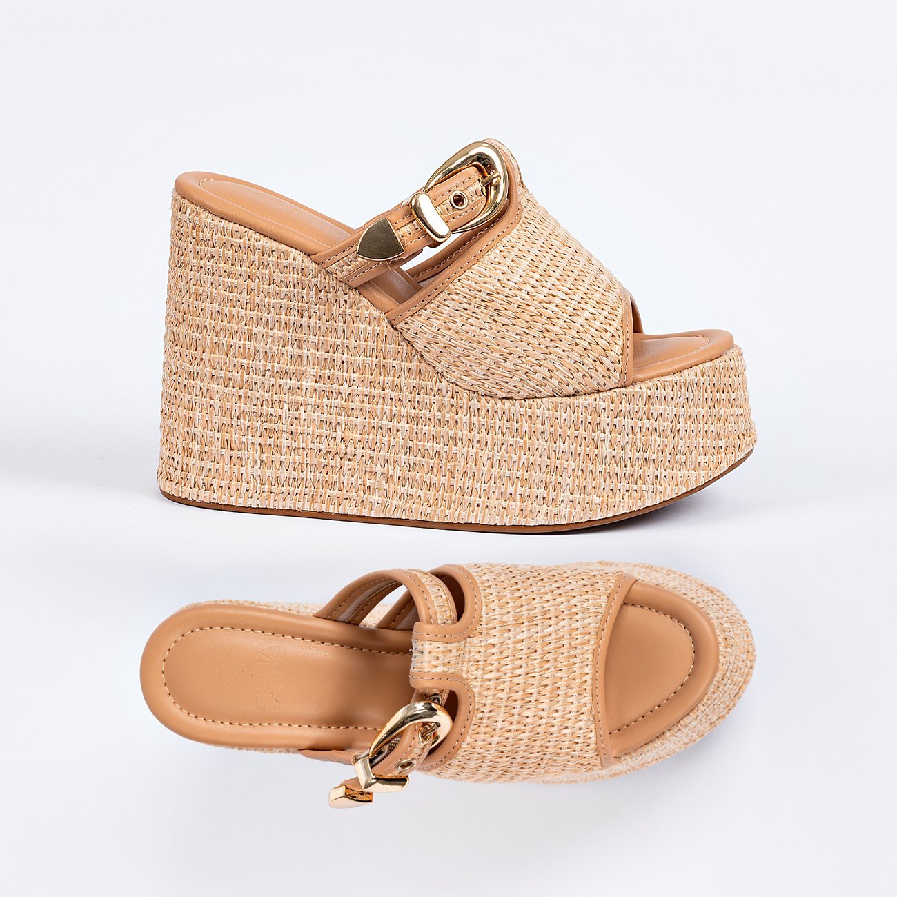 Tamanco Plataforma Sol Laranja 6