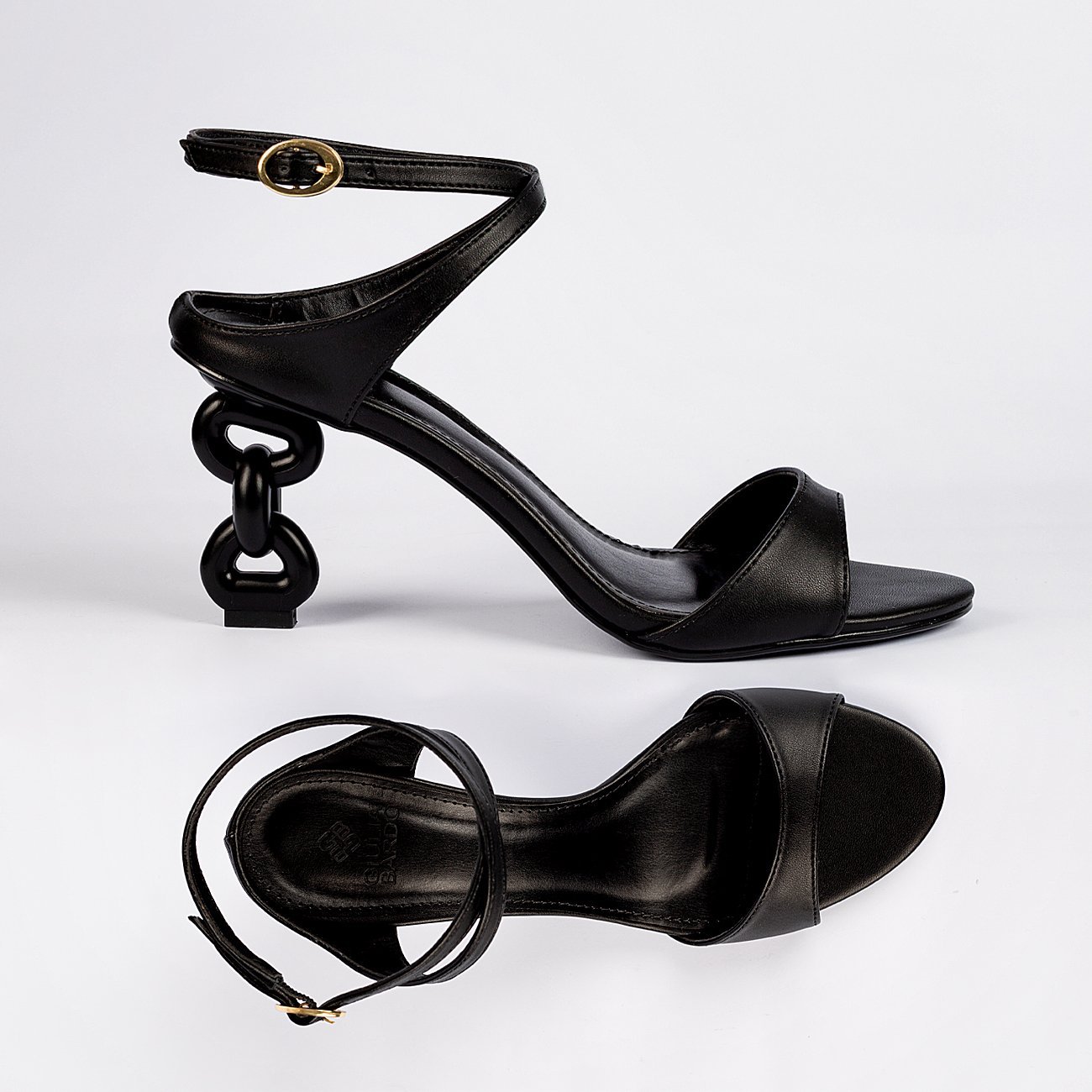 Sandália de Salto Sharon Preto 6