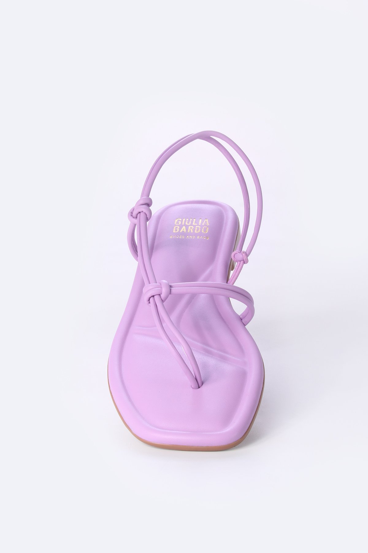 Sandália Rasteira com tira Transversal leve Roxo 3