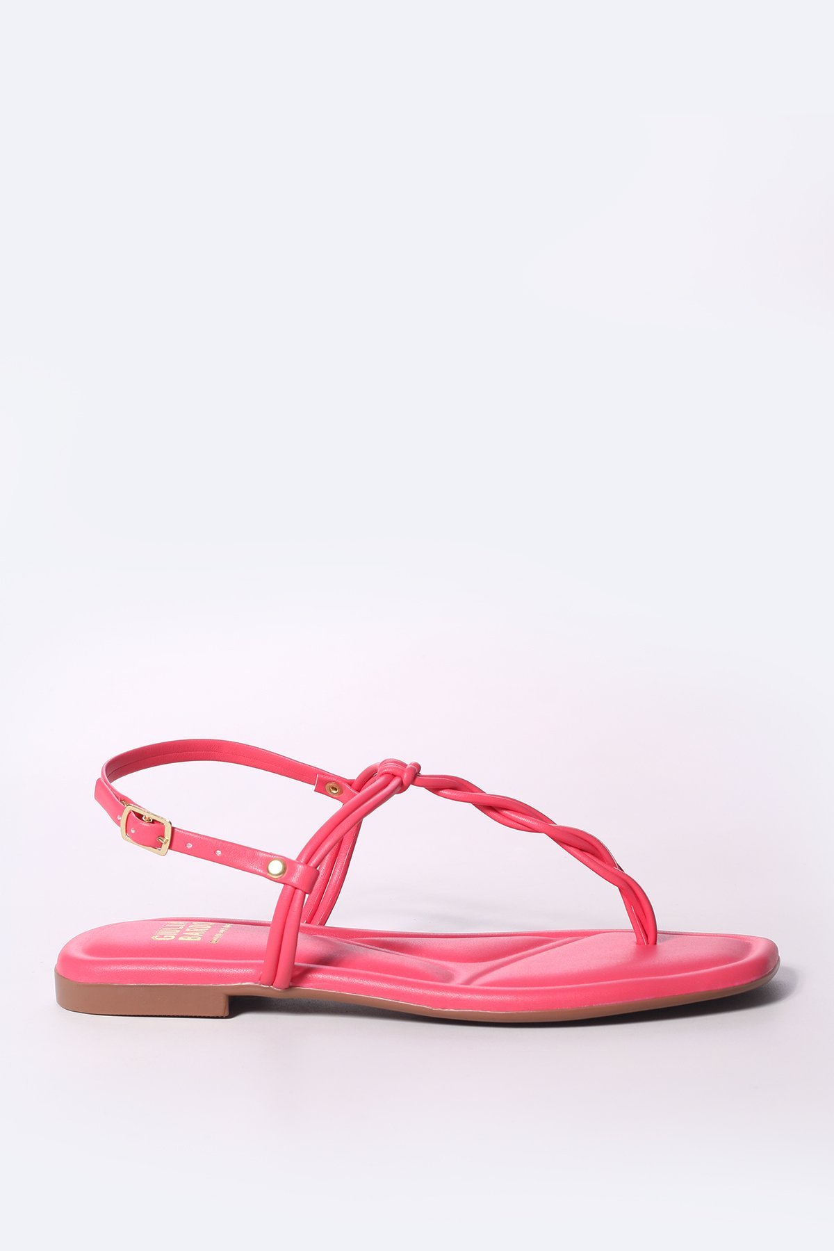 Sandália Rasteira Tira Trançada Soft