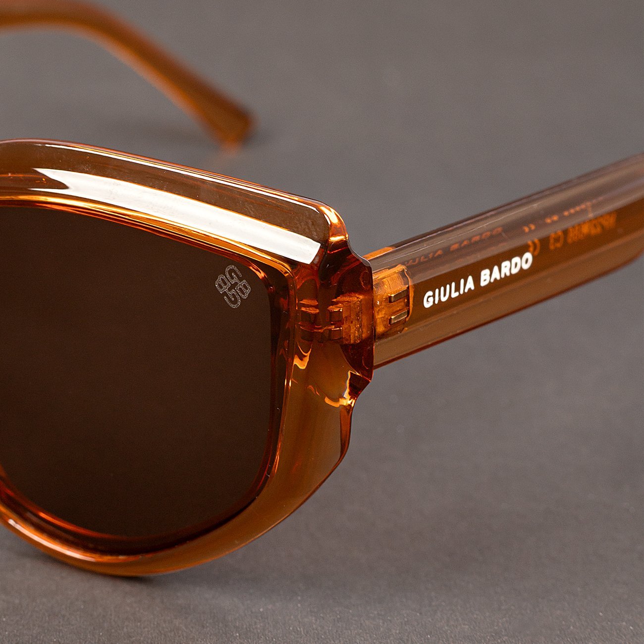 Óculos de sol Pamela Arredondado Marrom 5