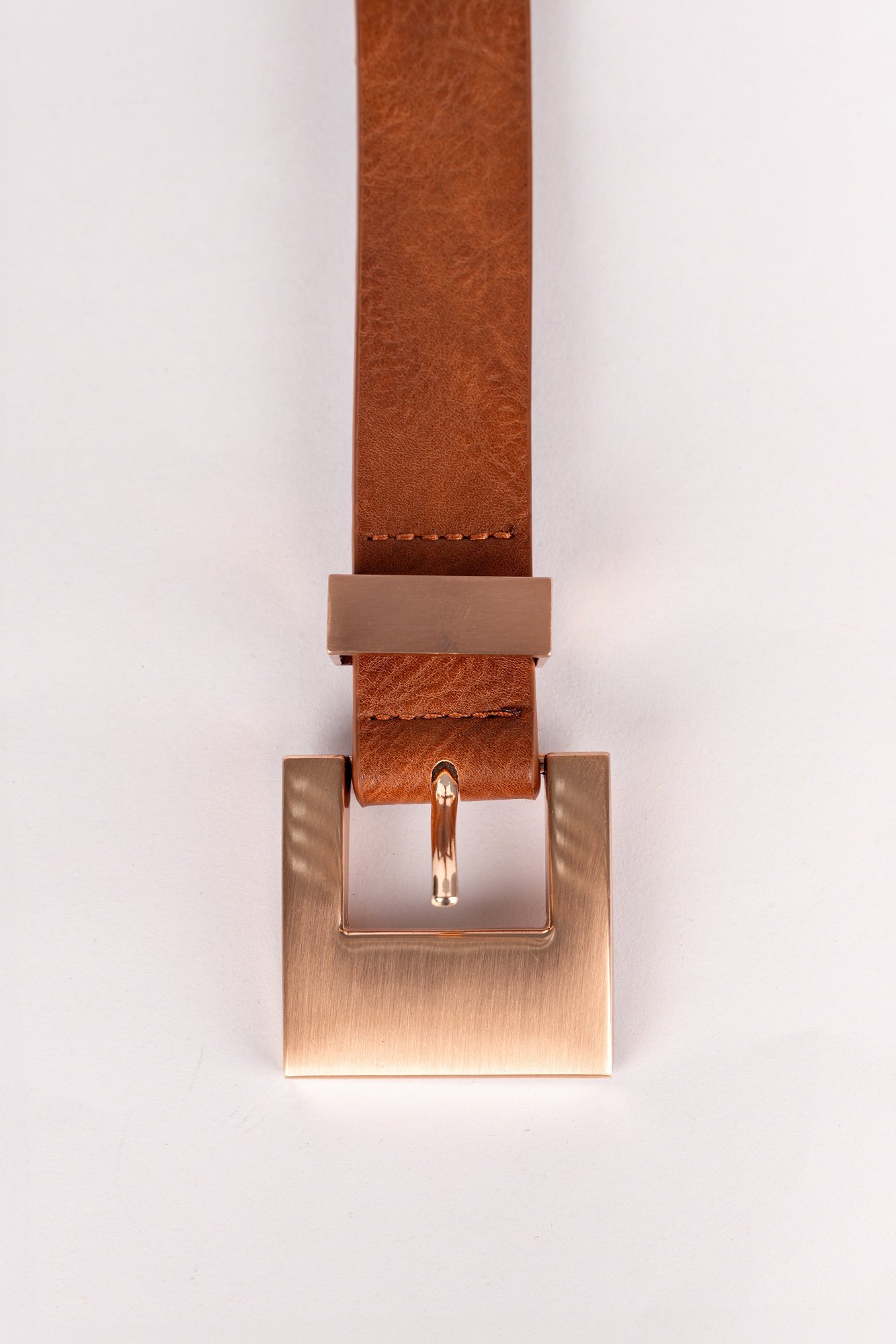 Cinto Teresa Fivela Quadrada Marrom 3