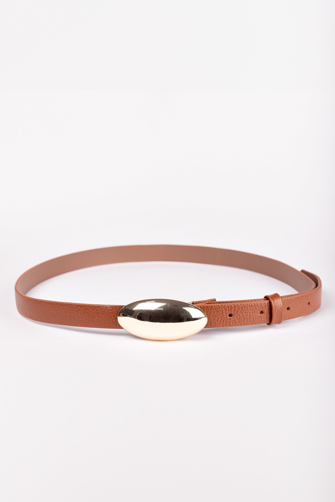 Cinto Janaina Couro Gota Dourada